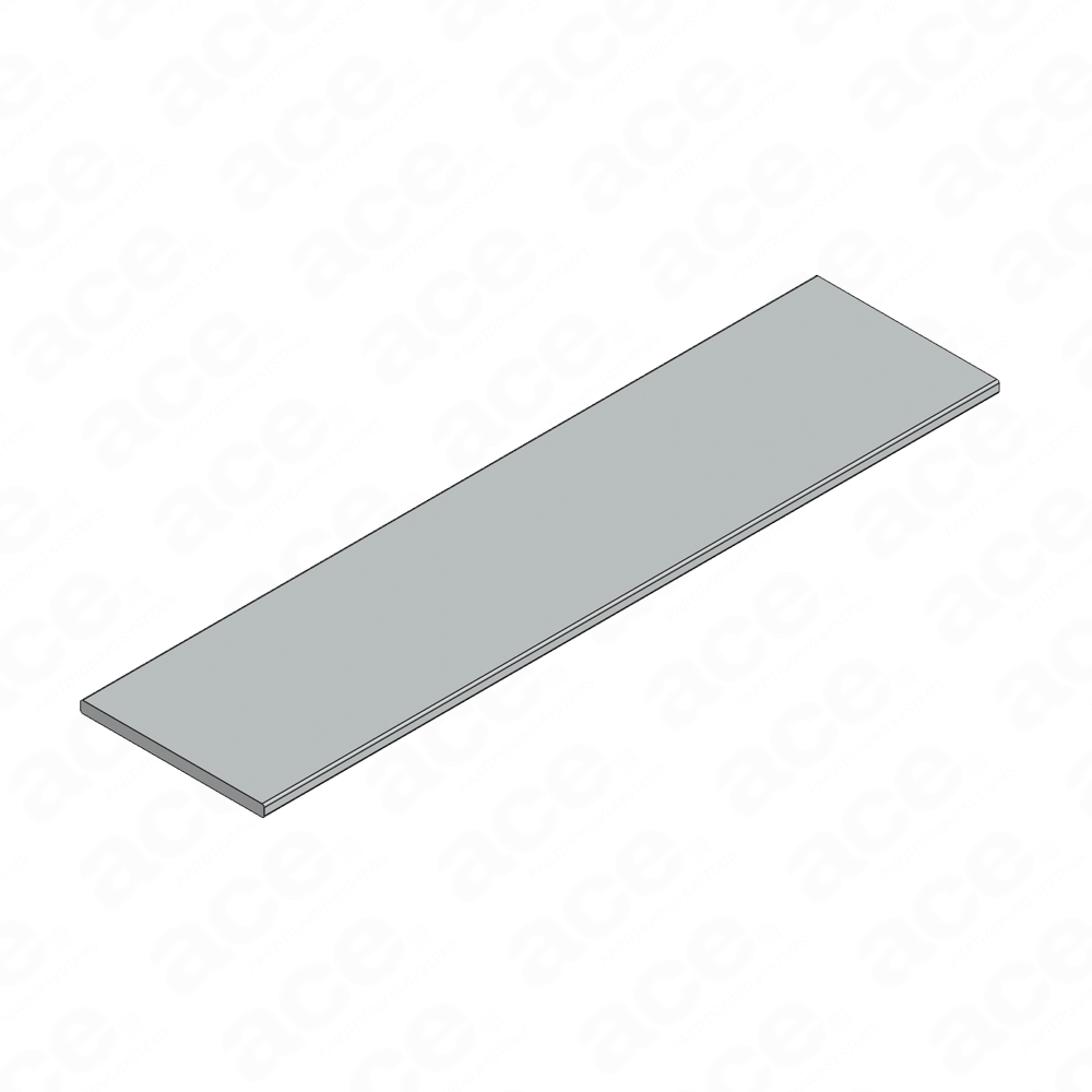 single aluminium profile for glass partitioning