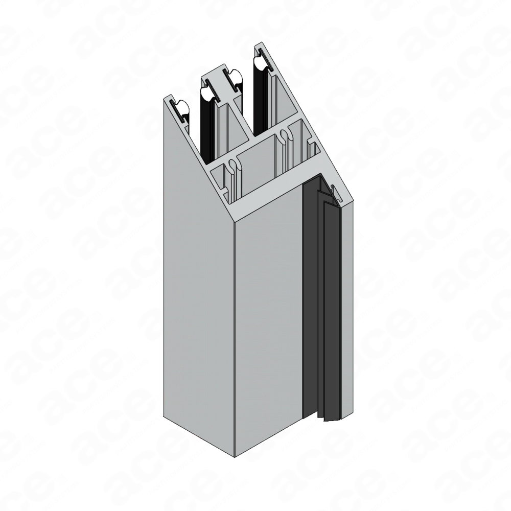 slimline double-glazed door frame