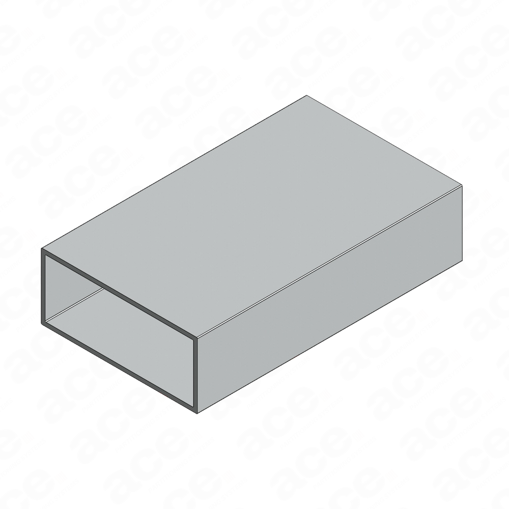 internal banding section for glass partitioning