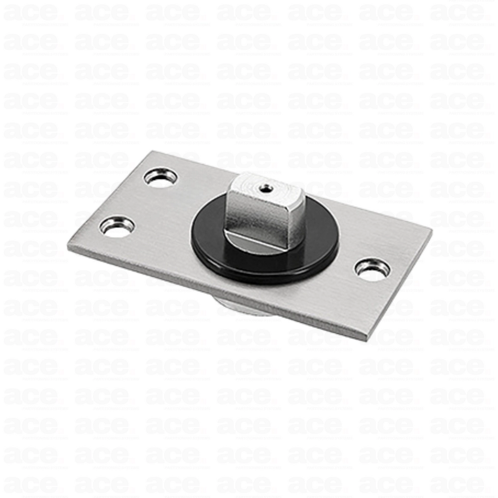 pivot floor mounted silver