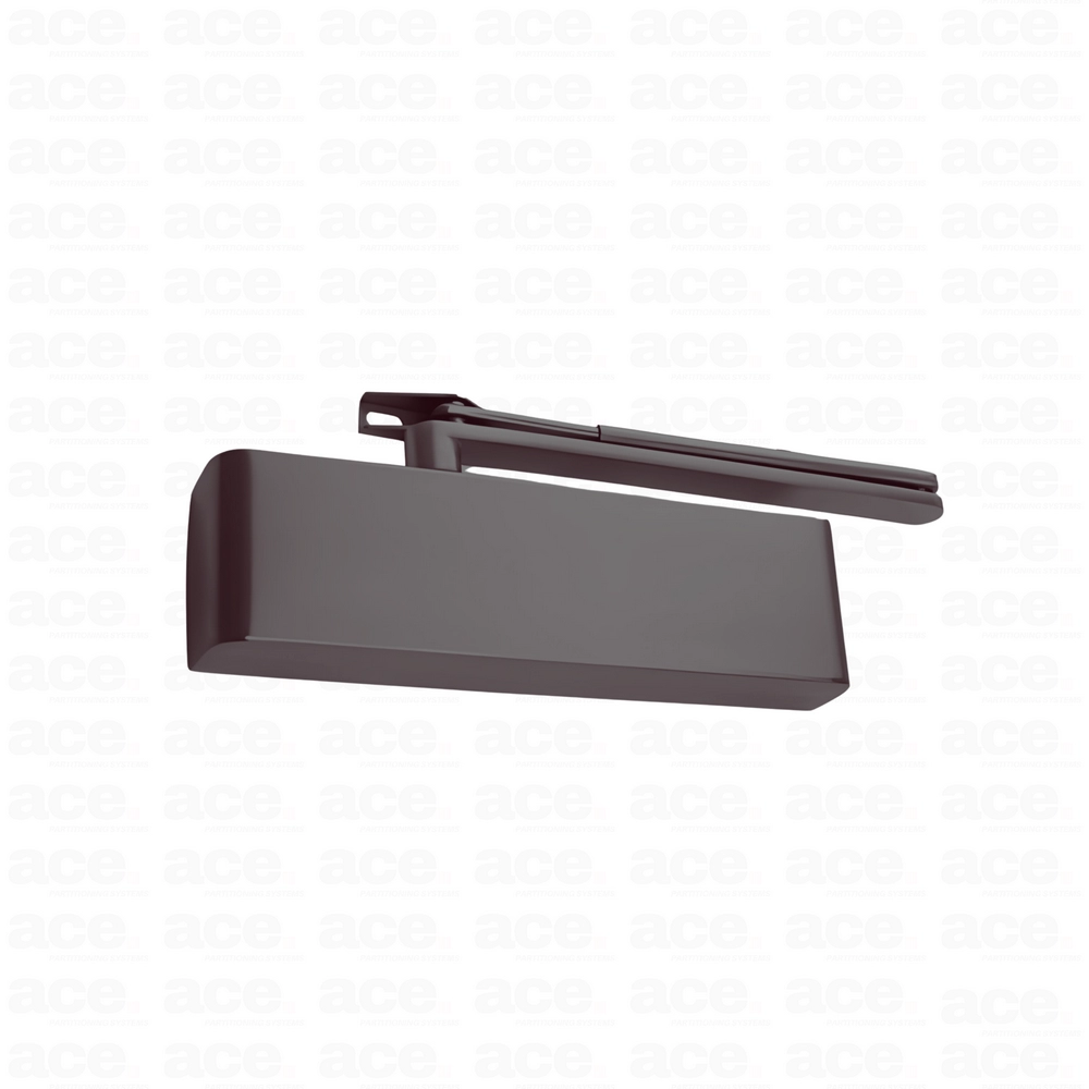heavy duty overhead closer black