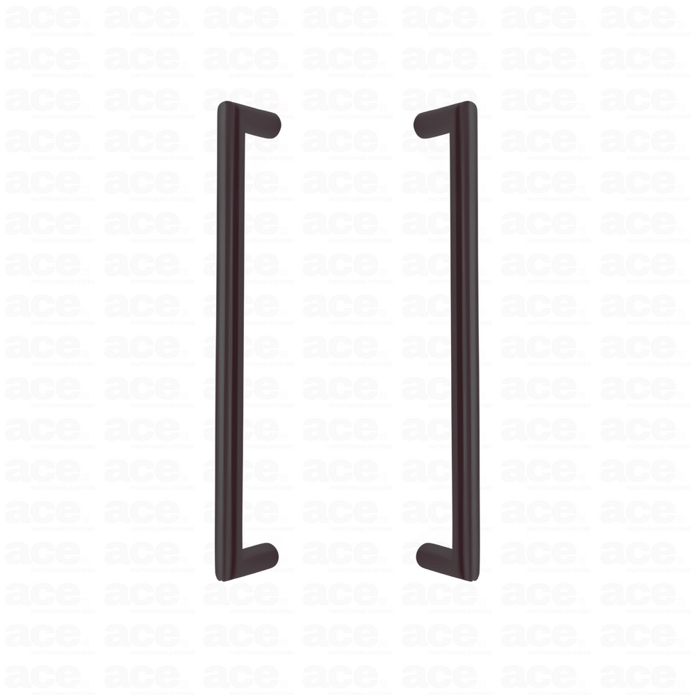 mitred pull handle black