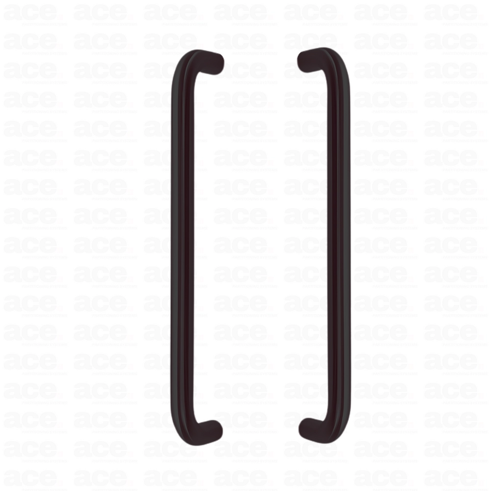 d-shaped pull handle black